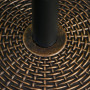 Parasollfot 25 kg Rattan Look Antik Brons Ø53 x 40 cm