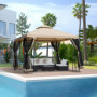 Paviljong Robust 2,98 x 2,98 m Polyesterbeige
