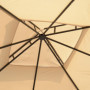 Paviljong Robust 2,98 x 2,98 m Polyesterbeige