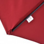 Double Parasol med Handvev Röd Oval 460 x 270 x 240 cm