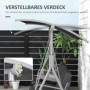 Hammock 2-sits Hollywood med Bord Svart 175 x 112 x 165 cm