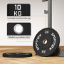 Olympiska viktskivor 2×10 kg – gummi (bumper plates), Ø45×4 cm, 50 ...