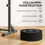 Viktskivor 2 x 20 kg Gummi Svart