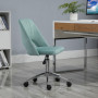 Kontorsstol Modern Design Grön Sammet