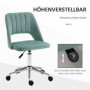 Kontorsstol Modern Design Grön Sammet
