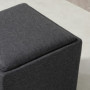 Pall med Förvaring 42 ​​x 42 x 41 cm, Mörkgrå