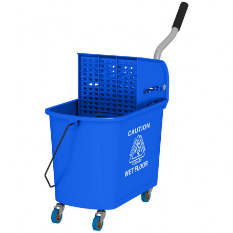 Svabbvagn med Moppress 20L Blå 63 x 27 x 67 cm