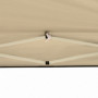 Paviljong 2,95 x 2,95 m Hopfällbart Pop-up UV-skydd Svart