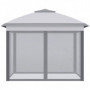 Hopfällbart Paviljong 330 x 330 x 288 cm Grå