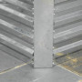 Metall Odlingslåda Silver 180 x 90 x 59 cm