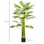 Konstväxt Palm 190 cm (H) Inom- och Utomhus