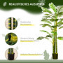 Konstväxt Palm 190 cm (H) Inom- och Utomhus