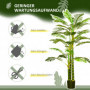 Konstväxt Palm 190 cm (H) Inom- och Utomhus