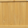 Odlingslåda med Spaljé 90 x 45 x 183 cm Ljusbrun