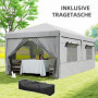 Popup Paviljong 3 x 6 m med Sidoväggar Partytält