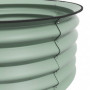 2-Pack Odlingslåda Metall Rund Ø60 x 30 cm Grön