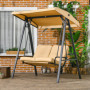 Hammock Gunga 2-sits med Soltak 145 x 116 x 172 cm, Beige