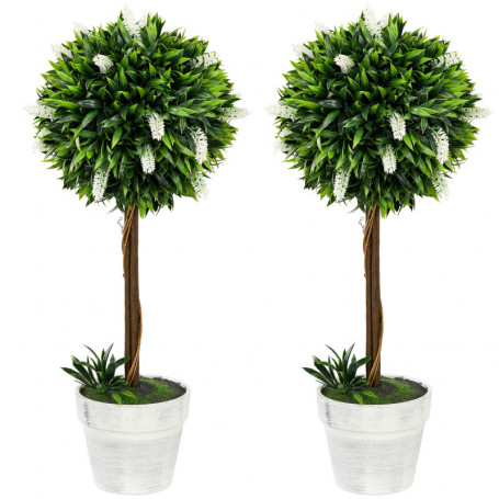2x Konstväxt Lavendel på Stam 60 cm