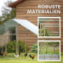 Rymlig Hönsgård 6 m² – Robust och Väderskyddad Design 300 x 200 x 195 cm