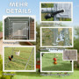 Rymlig Hönsgård 6 m² – Robust och Väderskyddad Design 300 x 200 x 195 cm