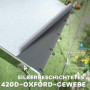 Stor Hönsgård 24 m² – Robust och Väderskyddad 800 x 300 x 195 cm