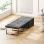 Hopfällbar Gästsäng med Madrass 190 x 69 x 38,5 cm, grå