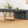 Hopfällbar Gästsäng med Madrass 190 x 69 x 38,5 cm, grå