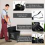 Svabbvagn med Moppress 20L Svart 63 x 27 x 67 cm