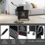 Svabbvagn med Moppress 20L Svart 63 x 27 x 67 cm