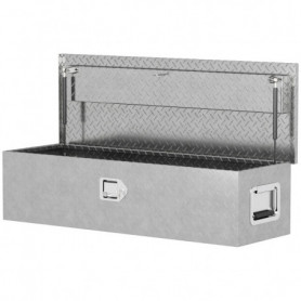 Utrustningslåda Aluminium med Lås, Bärhandtag 99 x 33 x 25,5 cm
