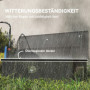 Utrustningslåda Aluminium med Lås, Bärhandtag  Svart 99 x 33 x 35,5 cm