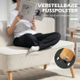 Loungesoffa 2-sits Elegant Scandi-design Manchester krämvit 117 x 56,5 x 77 cm