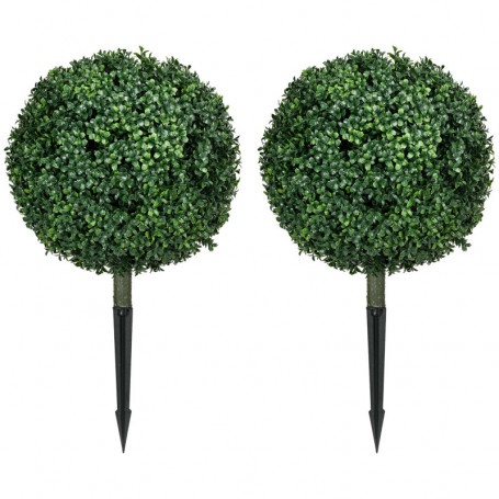 Konstgjord Buxbom 2-pack 70 cm (H)