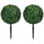 Konstgjord Buxbom 2-pack 70 cm (H)