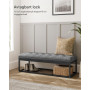 Sittbänk med förvaringsutrymme 110 x 40 x 40 cm max belastning 300 ...