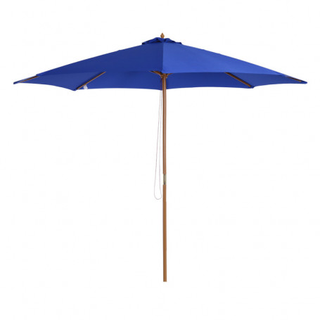 Parasol Bambu Blå 300 x 300 x 250 cm