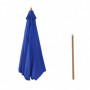 Parasol Bambu Blå 300 x 300 x 250 cm
