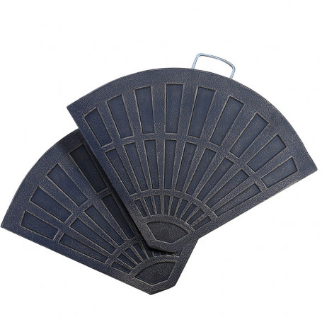 x2 Vikter för Parasollfot med Handtag 66 x 47 x 4,2 cm 28 kg