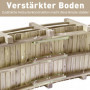 Trädgårdsbro i Trä upp till 180 kg 152,5 x 67 x 48