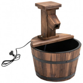 Trädgård Fontän Trä Hink-Formad Ø27 x 37 cm