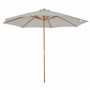Parasoll 300 cm Bambu grå
