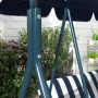 Hammock Gunga 3-sits Hollywood Blå Vit 172 x 110 x 153 cm