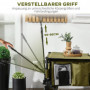 Fällbar Picknickvagn med Lock 125 L Grön 108 x 55 x 93 cm