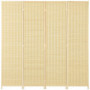 Skärmvägg Rumsavdelare 4 Panel 180 x 180 cm Bambu