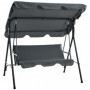 Hammock Gunga 3-sits Hollywood grå 172 x 110 x 153 cm