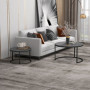 Soffbord Set 2 st Rund Svart industriell design
