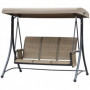 Hammock Gunga 3-sits med Soltak 196 x 128 x 172 cm, brun