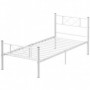 Metall Sängstomme med Förvaring 90 x 200 cm
