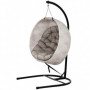 Hängstol Äggformad Med Gungfunktion Hopfällbar Korg & Dyna Metallra...