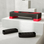 Stepbräda/aerobic stepper höjdjusterbar – 3 nivåer 10/15/20 cm, hal...